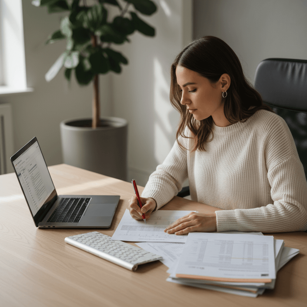 Bank account reconciliation process